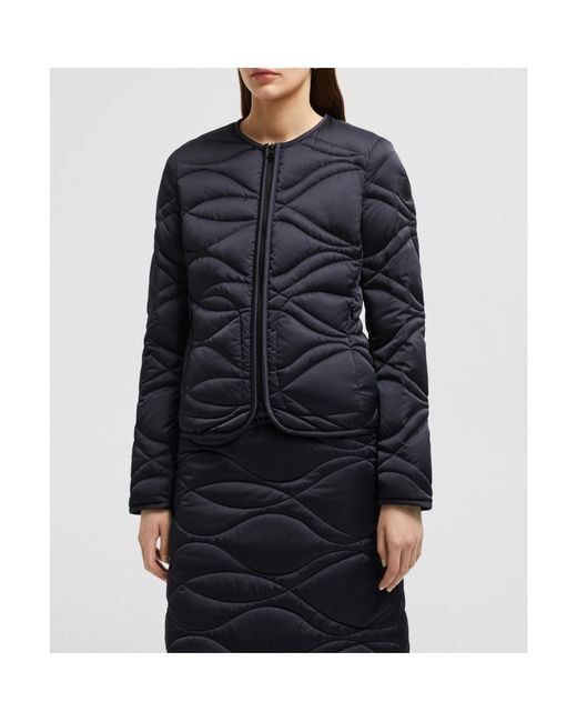 Moncler Blue Pyrope Short Down Jacket