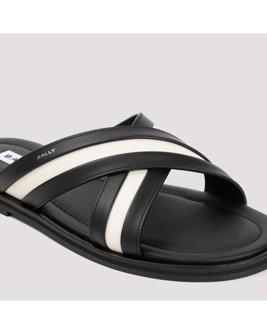 Bally Multicolor Logo Slippers for men