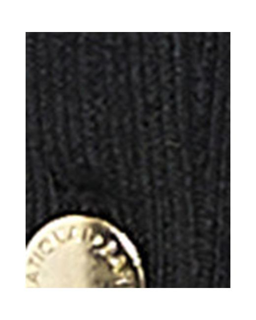 Barbour Black Button-Front Knit Cardigan