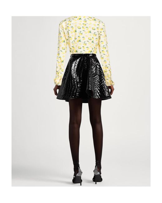 Sportmax Metallic Printed Long-Sleeved Shirt