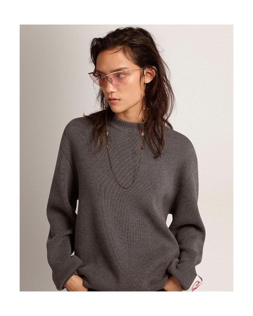 Golden Goose Deluxe Brand Gray Crew Neck Knit Jumper