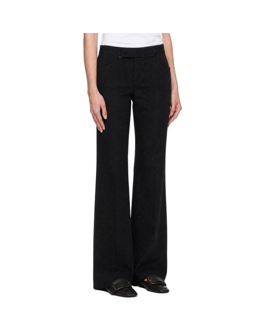 Balmain Black Casual Pants With Pockets for men