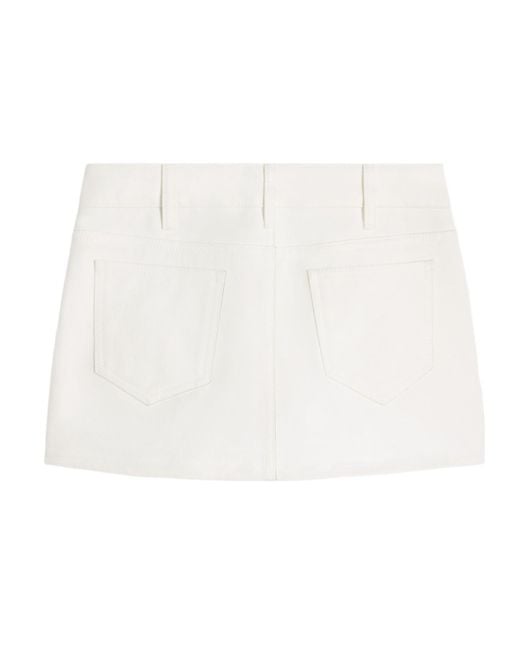 Céline White Mini Skirt
