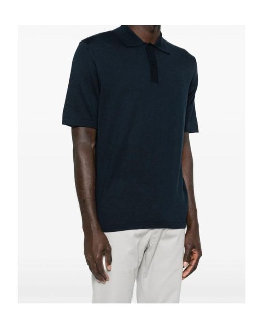 Samsøe & Samsøe Black Short-Sleeved Polo Shirt for men