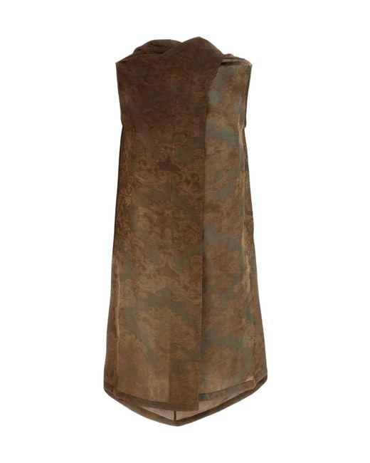 Uma Wang Brown Patterned Top