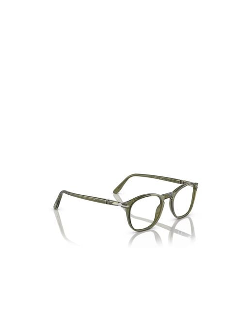 Persol Metallic Square Frame Glasses for men