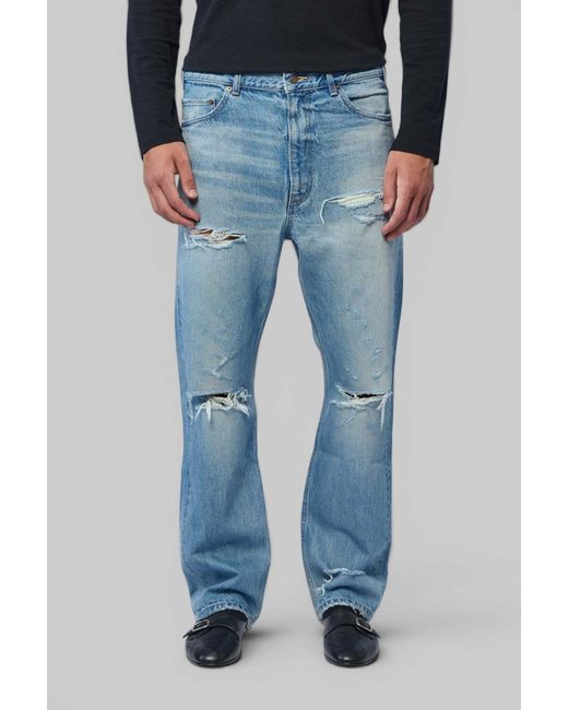 Céline Blue Ripped Jeans for men