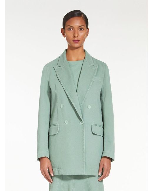 Max Mara Green Zenobia Blazer