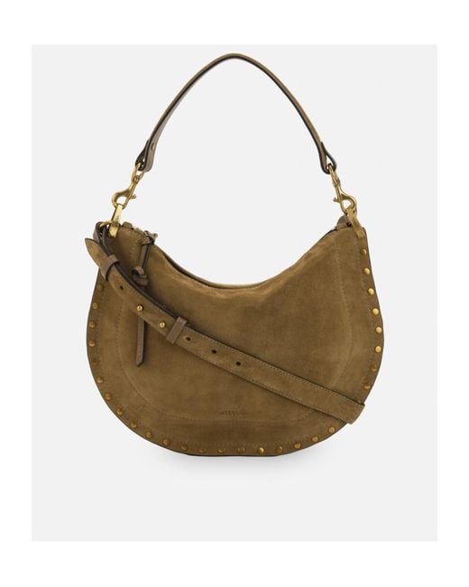 Isabel Marant Multicolor Oskan Logo Stamped Crossbody Bag