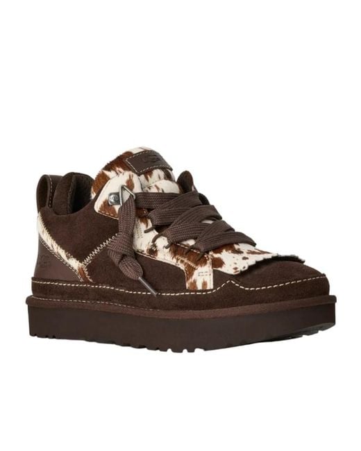 Ugg Brown Round-Toe Sneakers