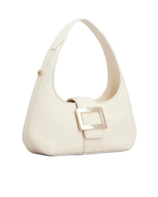 Roger Vivier Natural Belle Vivier Hobo Bag