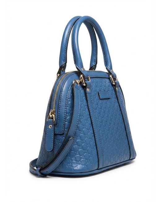 Gucci Blue Logo Logo Handbag