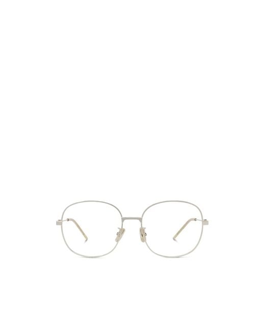 Givenchy White Round-Frame Glasses for men
