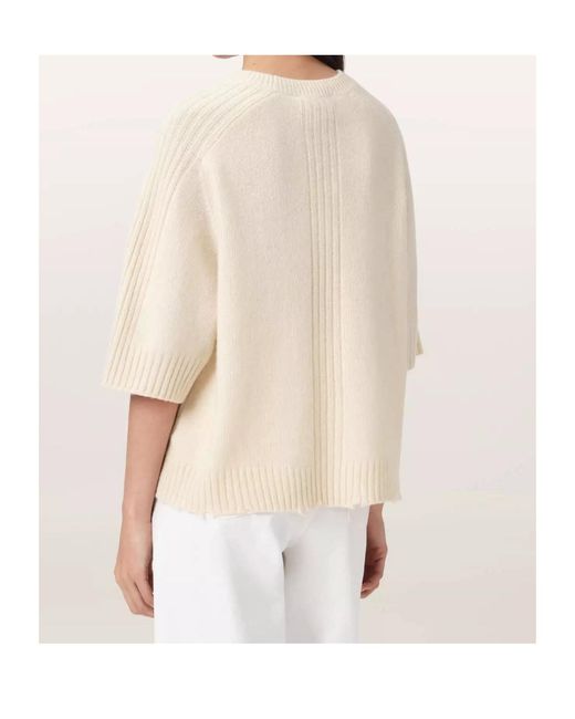 AllSaints White Crew Neck Sweater