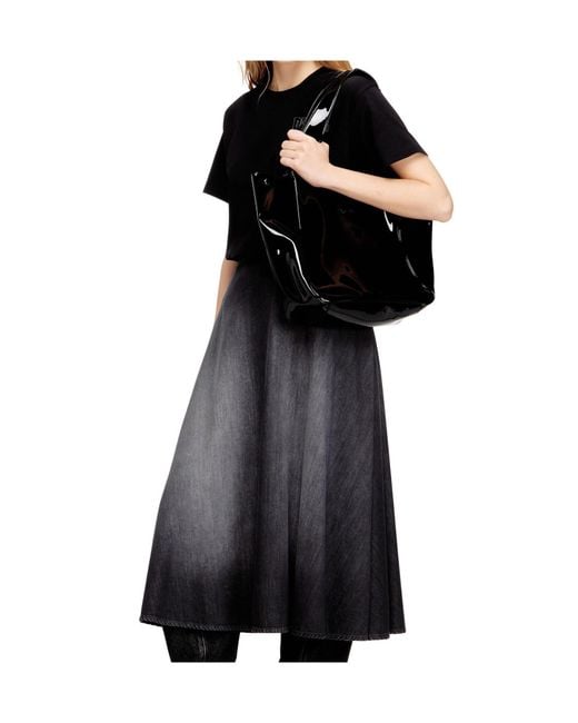 DIESEL Black Play-Silhouette Tote Bag