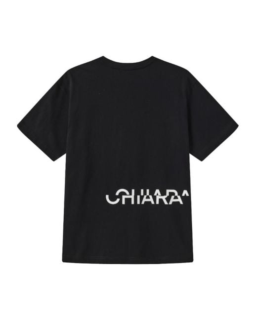 Marissa Chiara Black Short-Sleeved T-Shirt for men