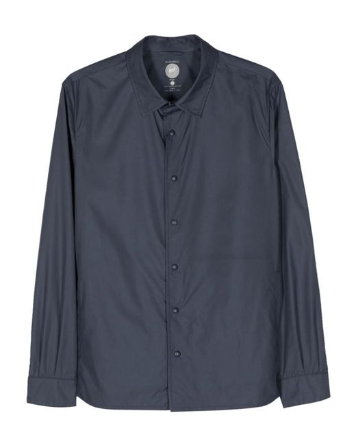 Mazzarelli Blue Long-Sleeved Shirt for men