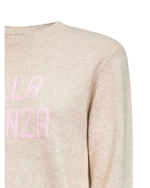 Mc2 Saint Barth Natural Long-Sleeved Sweater