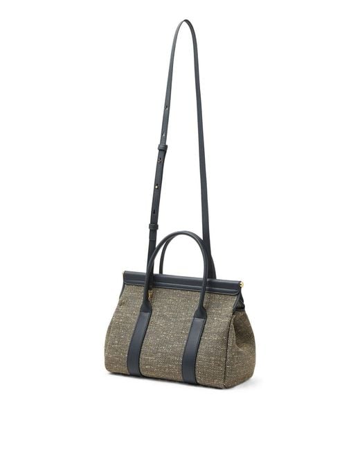 Loro Piana Black Loom Bag L25