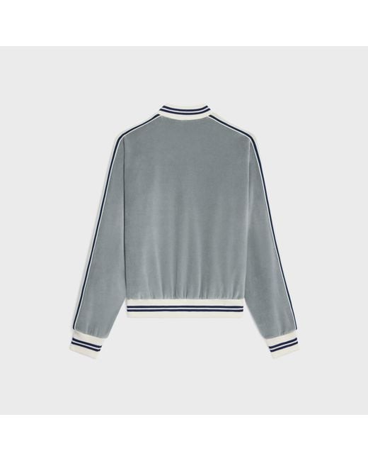 Céline Blue Teddy Tracksuit Jacket