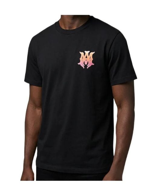 Amiri Black Ma Surf Logo T-Shirt for men