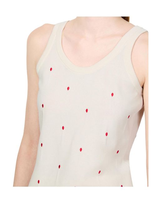 Bottega Veneta White Tank Top