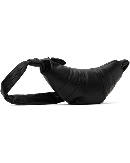 Lemaire Black Croissant Medium Shoulder Bag for men