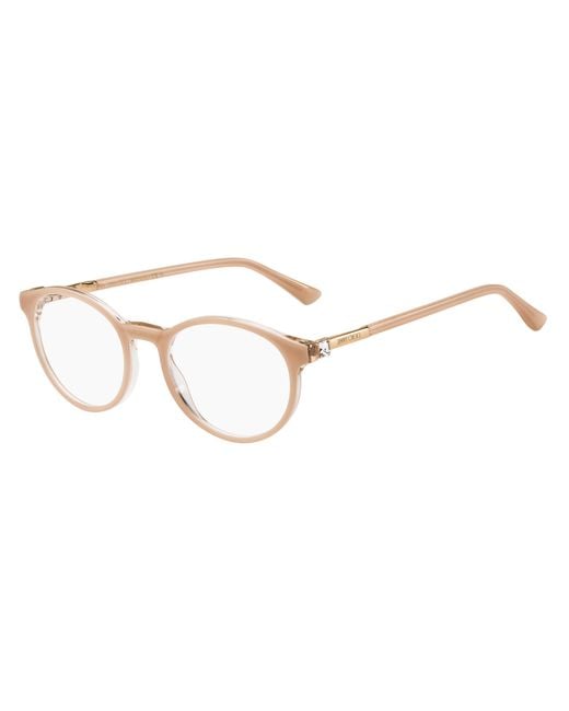 Jimmy Choo White Eyewear Jc272 Crystal Pantos Glasses