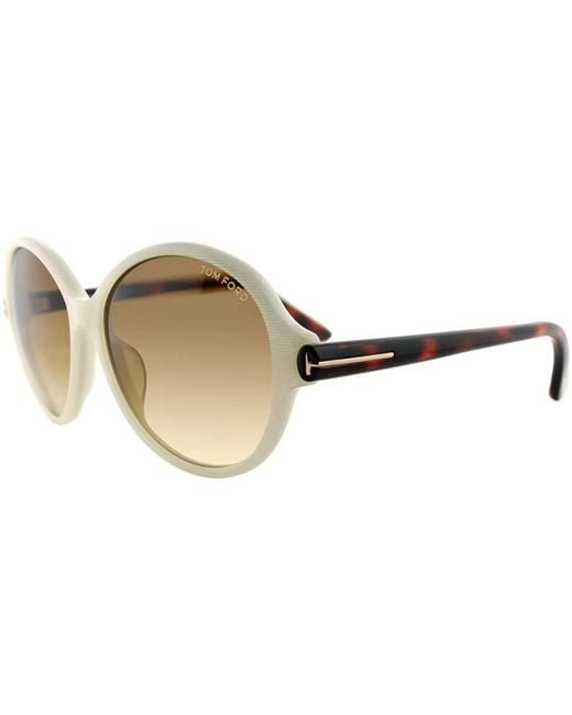 Tom Ford Metallic Logo Sunglasses