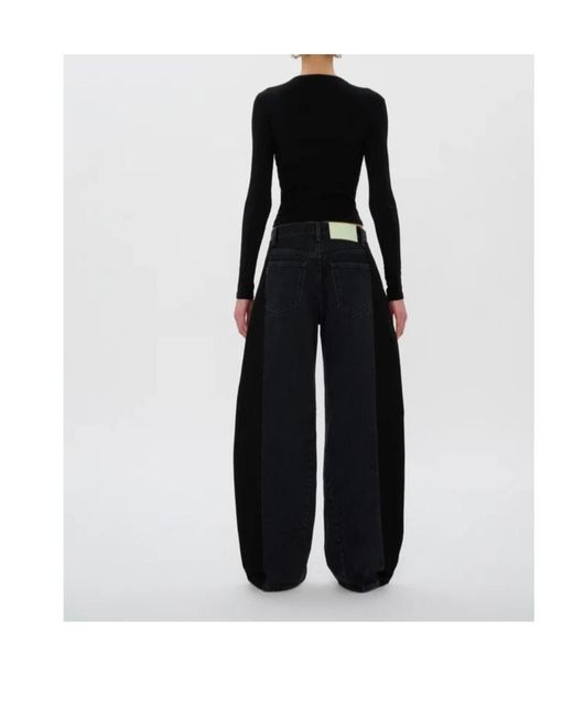 Haikure Black Clyde Panelled Jeans