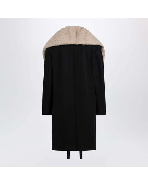 Dries Van Noten Black Long-Sleeved Coat for men