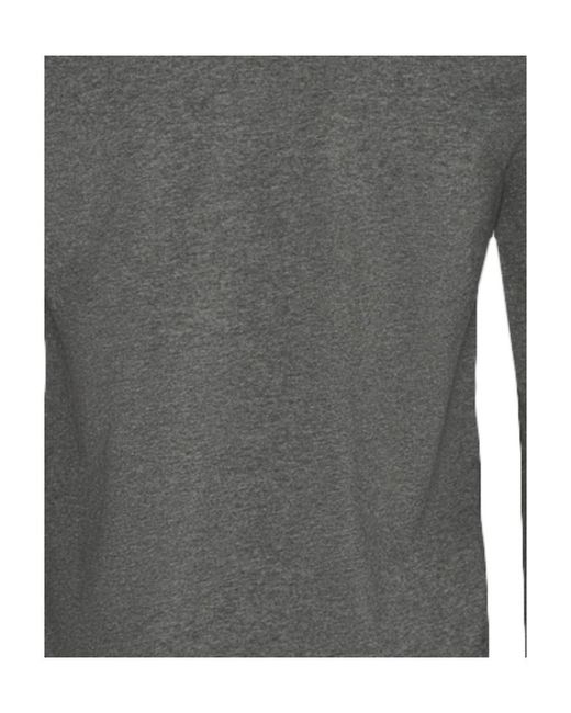 Boss Gray Printed Logo T-Shirt for men
