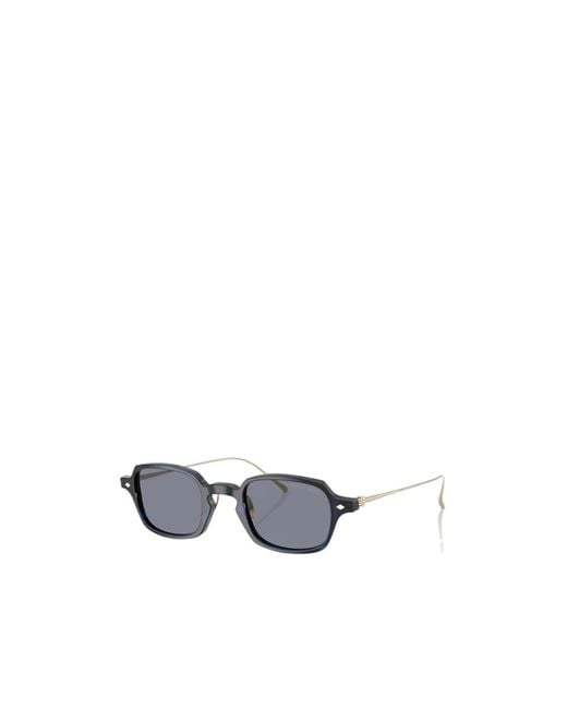 Giorgio Armani White Frame Sunglasses for men