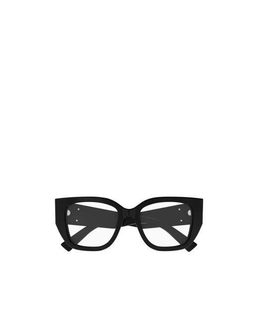 Gucci Black Eyewear Butterfly Frame Glasses