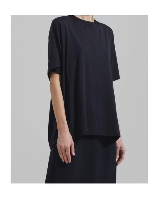 Frankie Shop Black Harper Cotton T-Shirt