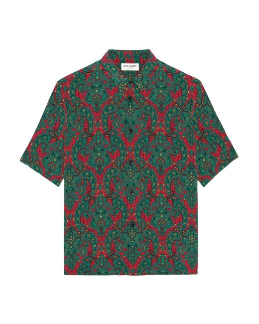 Saint Laurent Green Shirt for men