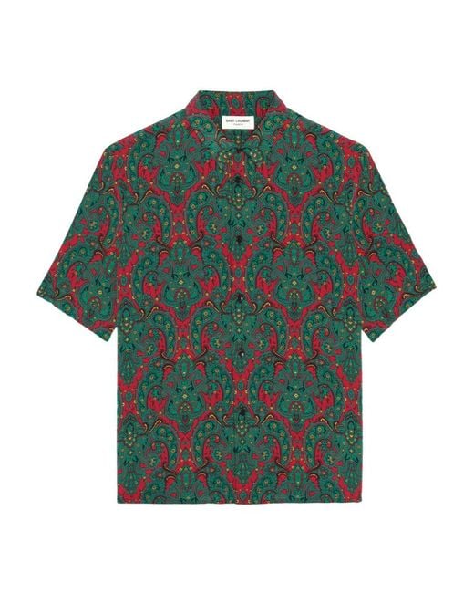 Saint Laurent Green Shirt for men