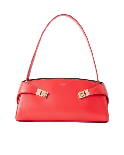 Ferragamo Red East-West Shoulder Bag