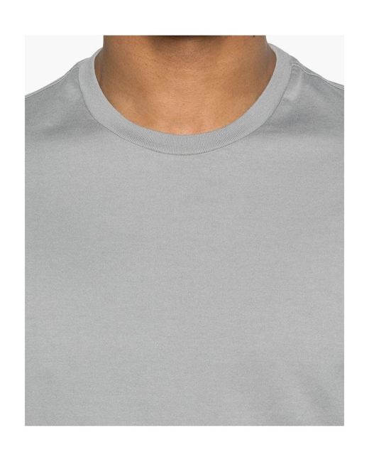 Roberto Collina Gray Cotton T-Shirt for men