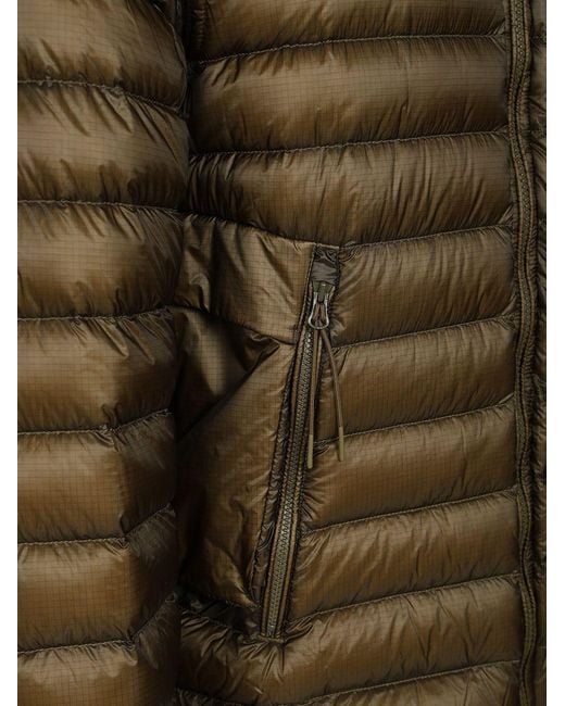 C P Company Green Google Down Jacket for men