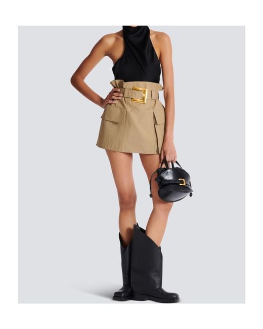 Balmain Natural Short Skirts