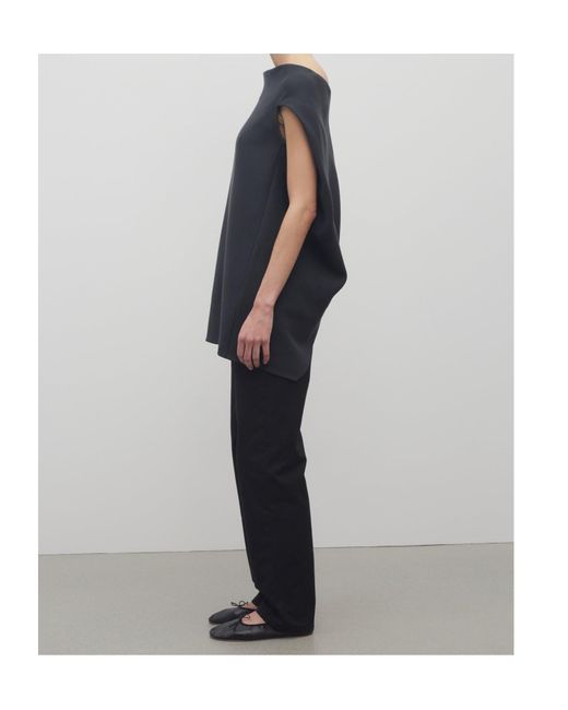The Row Black Logo-Patch Jeans
