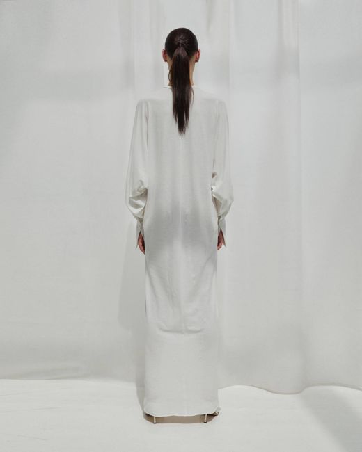 DARKPARK Gray Long Sleeve Maxi Dress