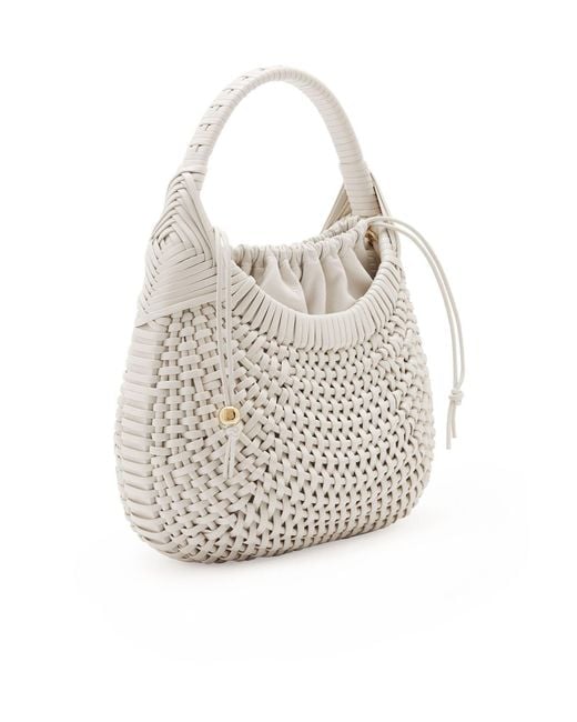 Loewe White Diamond Hobo Bag