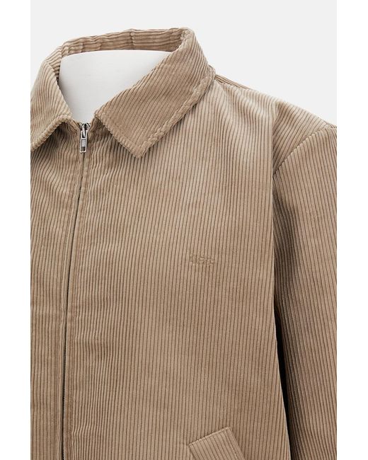 A.P.C. Natural Corduroy Zip-Fastening Jacket for men