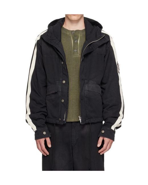 424 Black Racing Jacket for men