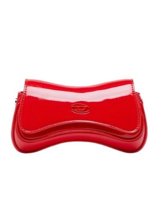 DIESEL Red Play Crossbody Bag