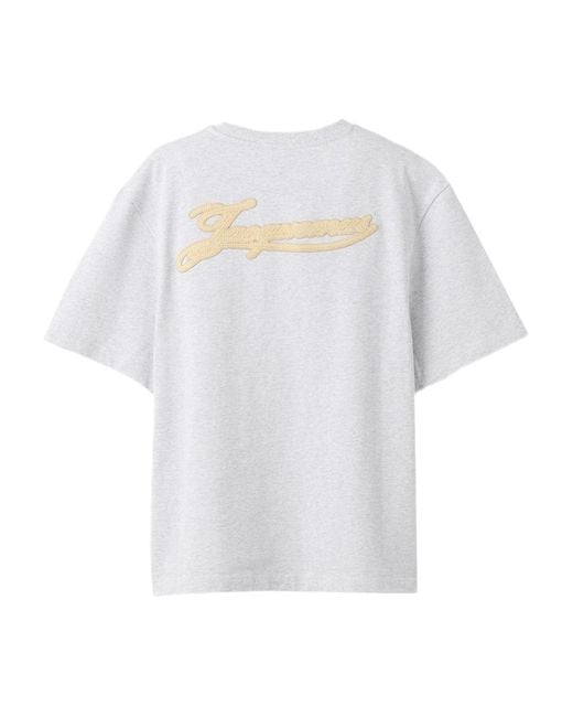 Jacquemus White The Torneo Short-Sleeve T-Shirt for men