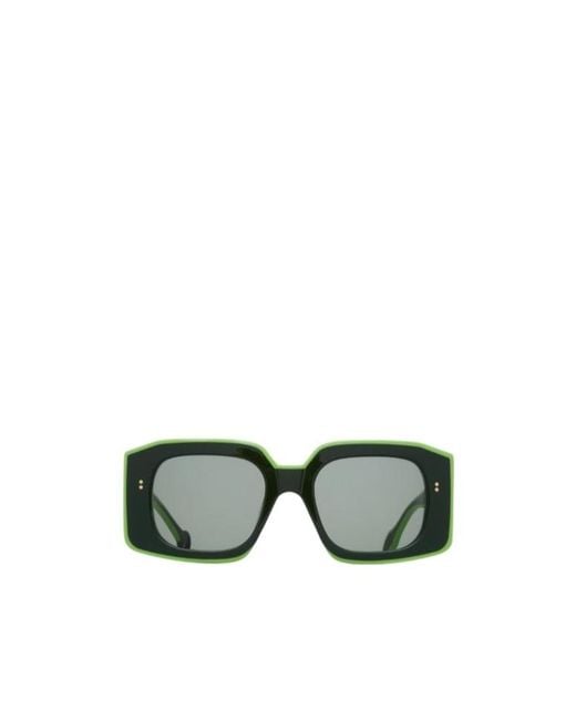 J.W. Anderson Green Jw Anderson Square-Frame Sunglasses
