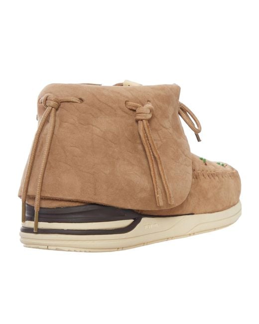 Visvim Brown Fbt Lhamo-Folk Desert Boots for men